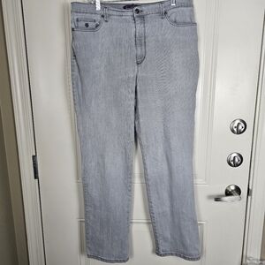Gloria Vanderbilt Women's Jeans Gray Amanda Size 18